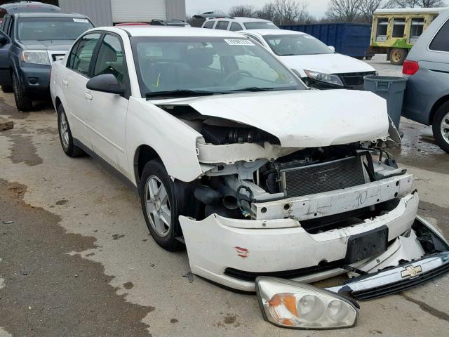 1G1ZT52855F301956 - 2005 CHEVROLET MALIBU LS WHITE photo 1