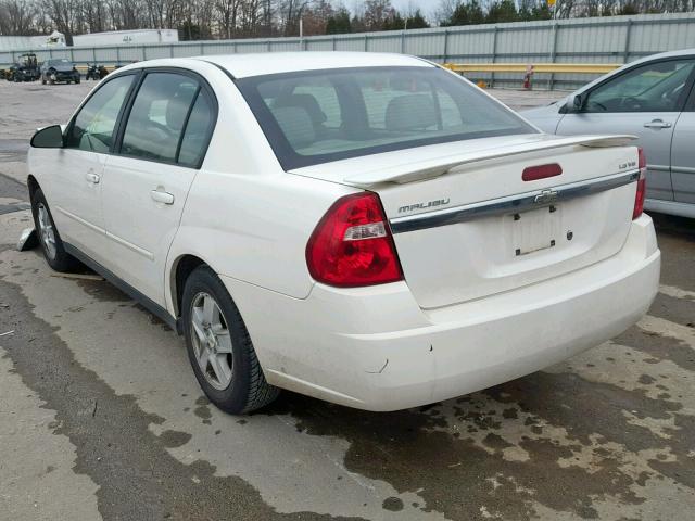 1G1ZT52855F301956 - 2005 CHEVROLET MALIBU LS WHITE photo 3