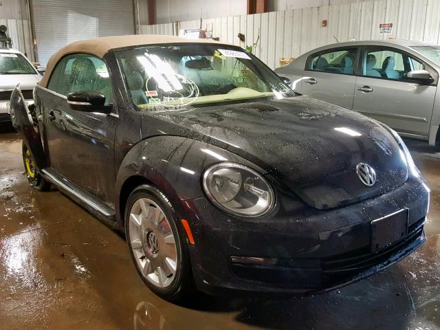 3VW5P7AT2DM817876 - 2013 VOLKSWAGEN BEETLE BLACK photo 1