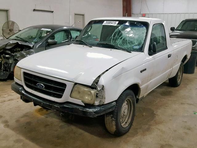 1FTYR10D23PB15115 - 2003 FORD RANGER WHITE photo 2