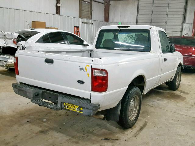 1FTYR10D23PB15115 - 2003 FORD RANGER WHITE photo 4