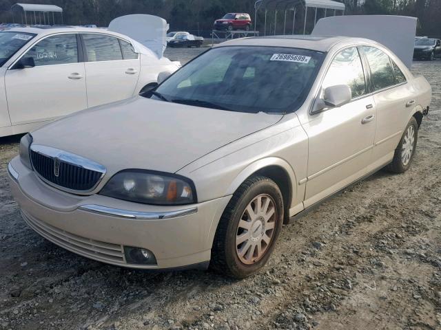 1LNHM86S93Y702141 - 2003 LINCOLN LS CREAM photo 2