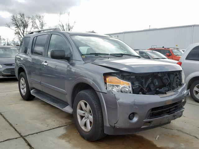 5N1AA0ND0DN605069 - 2013 NISSAN ARMADA SV SILVER photo 1