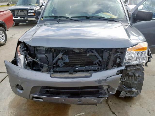 5N1AA0ND0DN605069 - 2013 NISSAN ARMADA SV SILVER photo 7