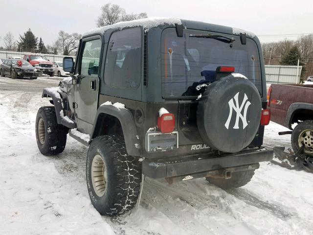 1J4FY19S9WP787344 - 1998 JEEP WRANGLER / BLACK photo 3