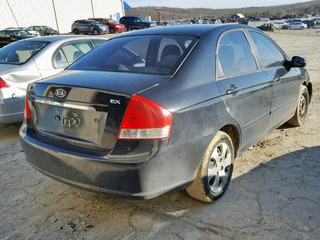 KNAFE122875419773 - 2007 KIA SPECTRA EX BLACK photo 4