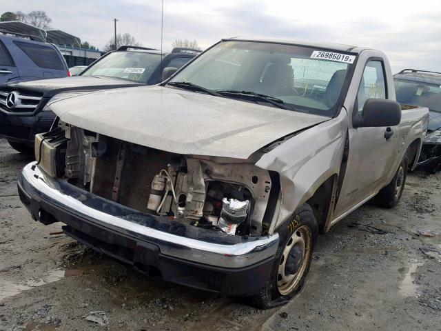 1GCCS148858176588 - 2005 CHEVROLET COLORADO SILVER photo 2