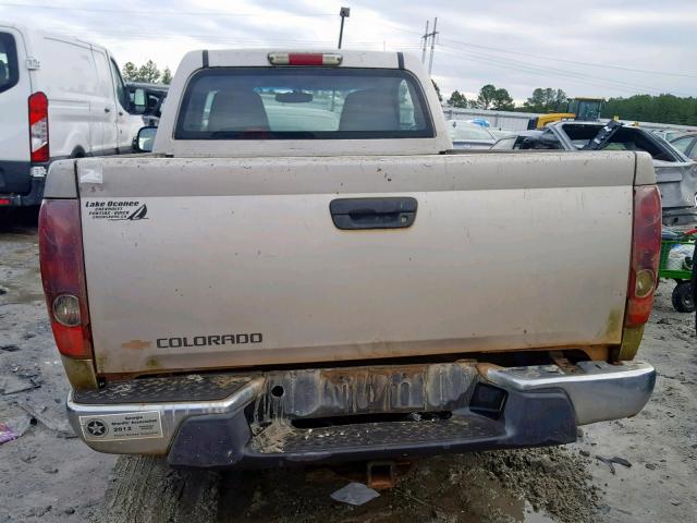 1GCCS148858176588 - 2005 CHEVROLET COLORADO SILVER photo 6