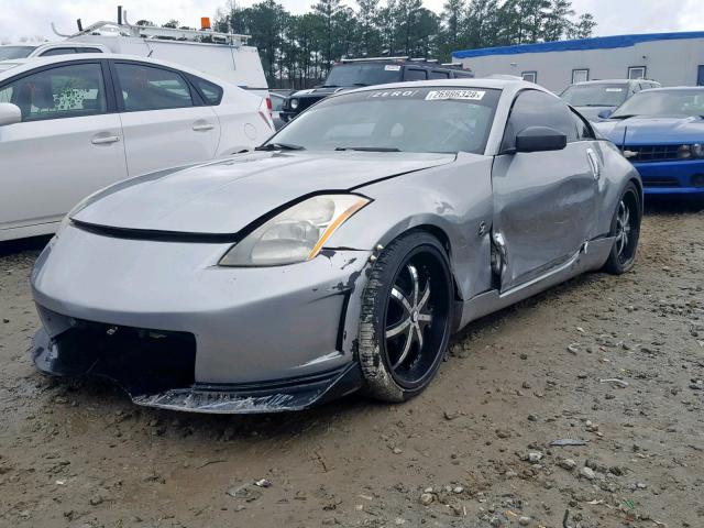 JN1AZ34D04M100514 - 2004 NISSAN 350Z COUPE SILVER photo 2