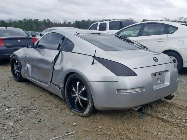 JN1AZ34D04M100514 - 2004 NISSAN 350Z COUPE SILVER photo 3