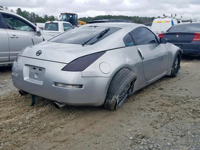 JN1AZ34D04M100514 - 2004 NISSAN 350Z COUPE SILVER photo 4