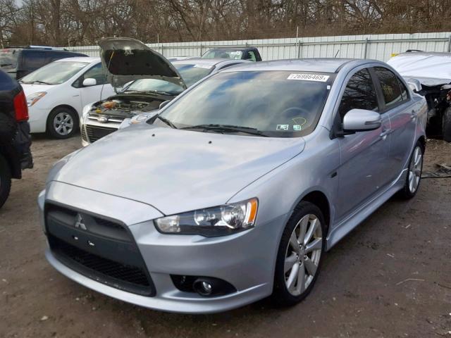 JA32U8FWXFU000529 - 2015 MITSUBISHI LANCER GT SILVER photo 2