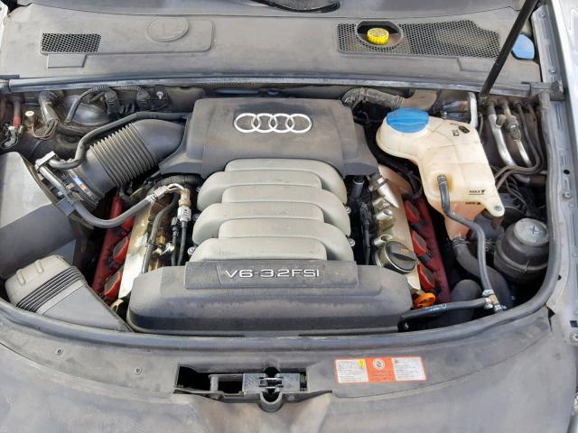 WAUAH74F36N155316 - 2006 AUDI A6 3.2 GRAY photo 7