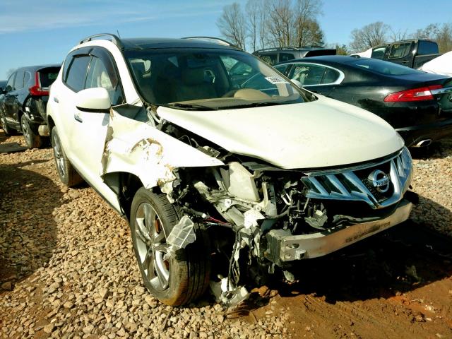 JN8AZ18W29W153809 - 2009 NISSAN MURANO S WHITE photo 1