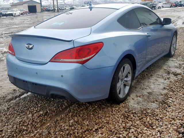 KMHHU6KHXBU061120 - 2011 HYUNDAI GENESIS CO BLUE photo 4