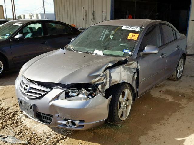 JM1BK323961476374 - 2006 MAZDA 3 S SILVER photo 2