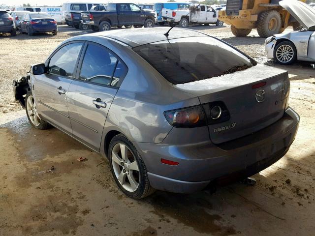 JM1BK323961476374 - 2006 MAZDA 3 S SILVER photo 3