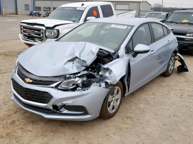 1G1BC5SM0J7199565 - 2018 CHEVROLET CRUZE LS BLUE photo 2