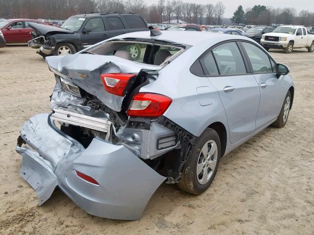 1G1BC5SM0J7199565 - 2018 CHEVROLET CRUZE LS BLUE photo 4