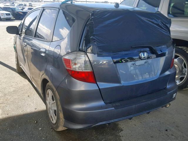 JHMGE8H54CC020638 - 2012 HONDA FIT SPORT GRAY photo 3