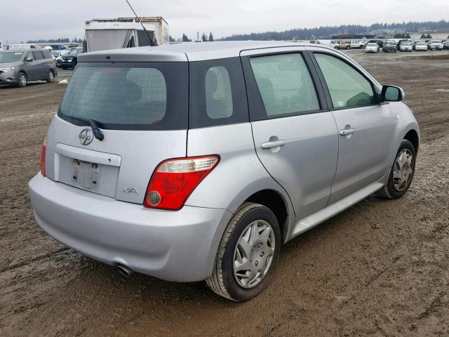 JTKKT624360145313 - 2006 TOYOTA SCION XA SILVER photo 4