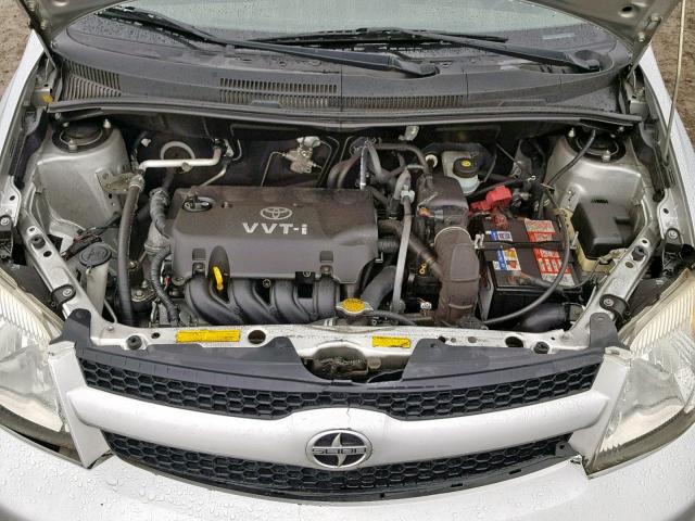 JTKKT624360145313 - 2006 TOYOTA SCION XA SILVER photo 7