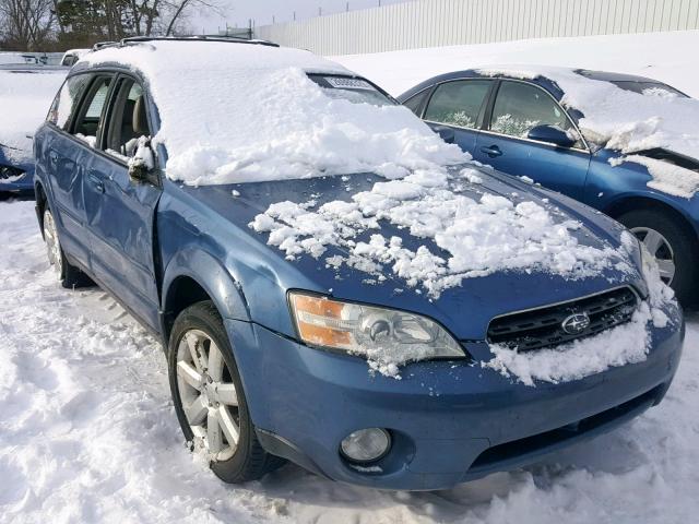 4S4BP62C577303058 - 2007 SUBARU LEGACY OUT BLUE photo 1