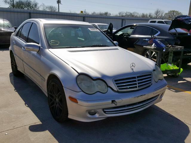 WDBRF61J75A649987 - 2005 MERCEDES-BENZ C 240 SILVER photo 1