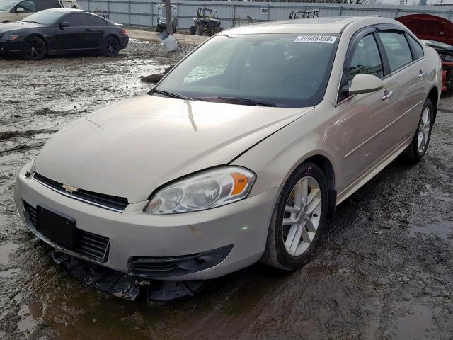 2G1WC5EM4A1209072 - 2010 CHEVROLET IMPALA LTZ BEIGE photo 2