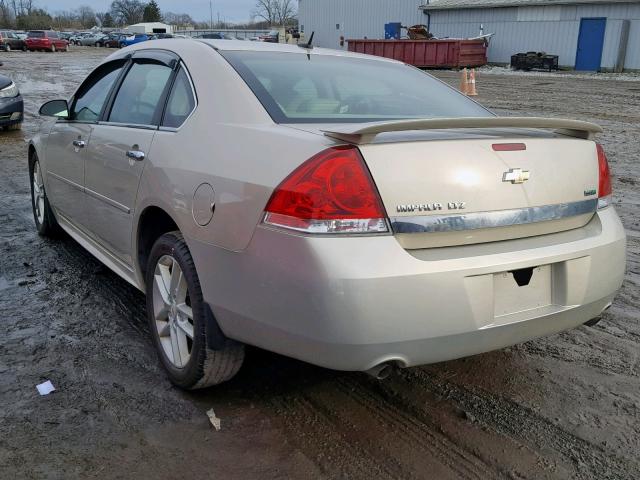 2G1WC5EM4A1209072 - 2010 CHEVROLET IMPALA LTZ BEIGE photo 3