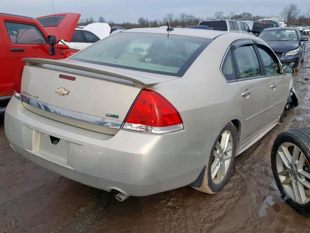 2G1WC5EM4A1209072 - 2010 CHEVROLET IMPALA LTZ BEIGE photo 4