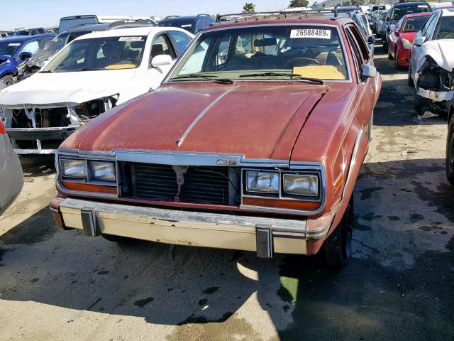 2CCCN3858EB722732 - 1984 AMERICAN MOTORS EAGLE RED photo 2