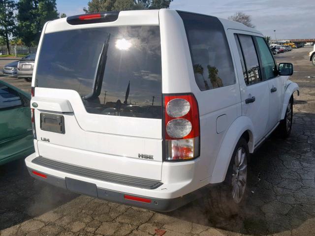 SALAK2D44CA629890 - 2012 LAND ROVER LR4 HSE LU WHITE photo 4