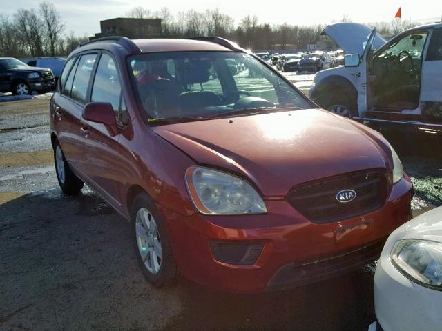 KNAFG526577118872 - 2007 KIA RONDO LX RED photo 1