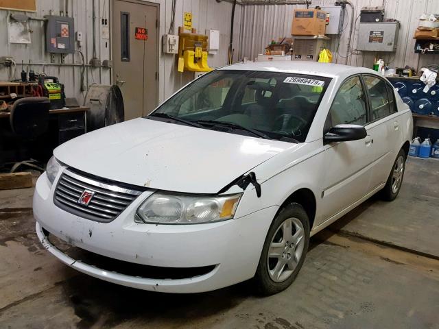 1G8AJ55F06Z145887 - 2006 SATURN ION LEVEL WHITE photo 2