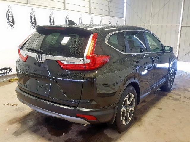 7FARW1H83JE033250 - 2018 HONDA CR-V EXL BLACK photo 4