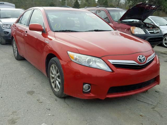 4T1BB3EK9BU140084 - 2011 TOYOTA CAMRY HYBR RED photo 1