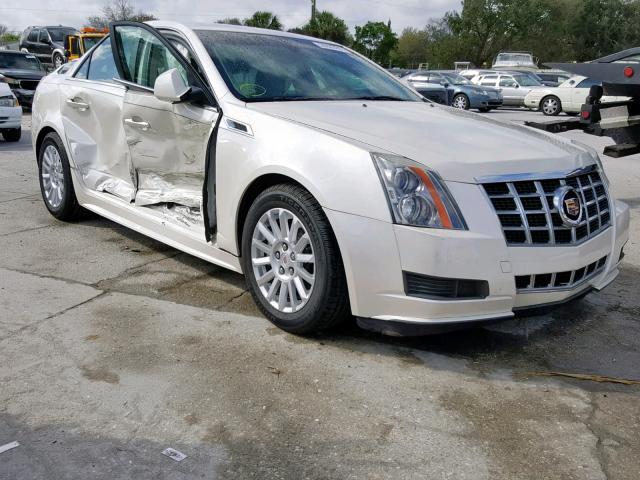 1G6DE5E57D0118530 - 2013 CADILLAC CTS LUXURY WHITE photo 1