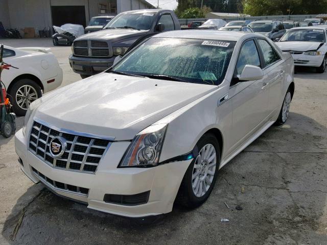 1G6DE5E57D0118530 - 2013 CADILLAC CTS LUXURY WHITE photo 2