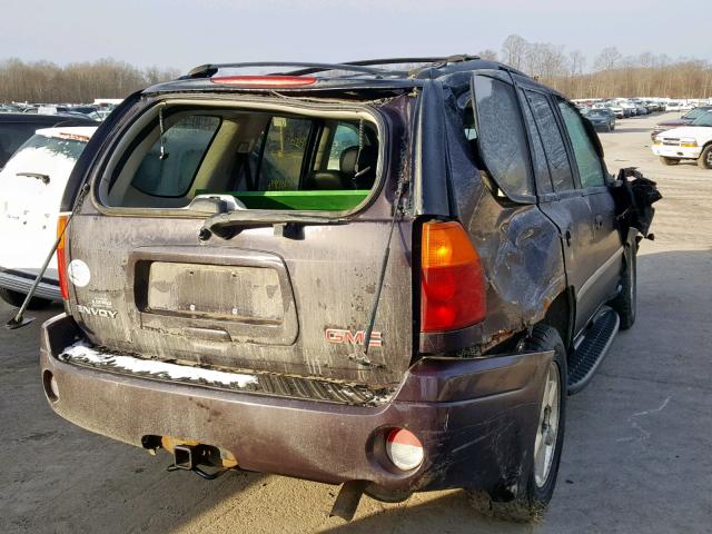 1GKDT13S582124636 - 2008 GMC ENVOY MAROON photo 4