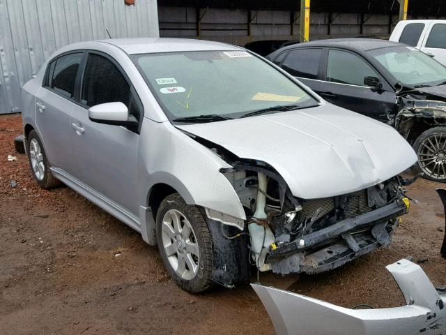 3N1AB6AP6CL638163 - 2012 NISSAN SENTRA 2.0 SILVER photo 1