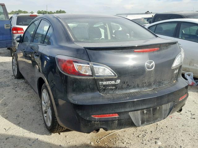 JM1BL1S52A1214935 - 2010 MAZDA 3 S BLACK photo 3