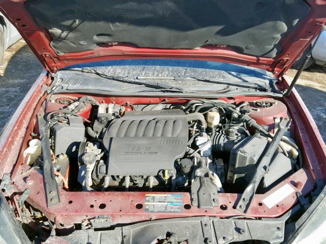 2G2WC58C161203042 - 2006 PONTIAC GRAND PRIX BURGUNDY photo 7
