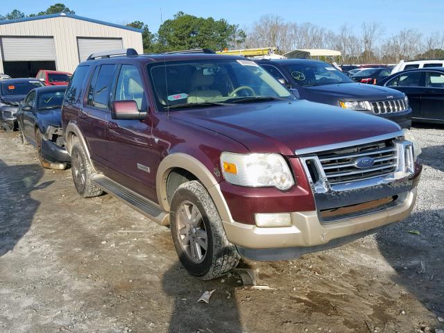 1FMEU64827UA84124 - 2007 FORD EXPLORER E MAROON photo 1