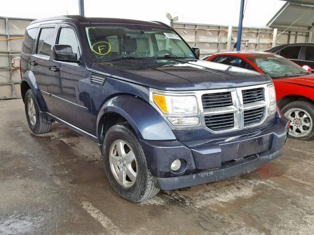 1D8GT28KX8W164485 - 2008 DODGE NITRO SXT BLUE photo 1