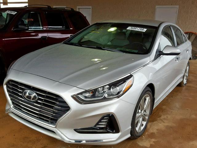 5NPE34AF7JH687182 - 2018 HYUNDAI SONATA SPO SILVER photo 2