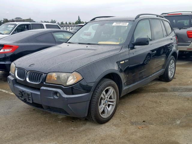 WBXPA93424WC31215 - 2004 BMW X3 3.0I BLACK photo 2