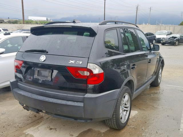 WBXPA93424WC31215 - 2004 BMW X3 3.0I BLACK photo 4