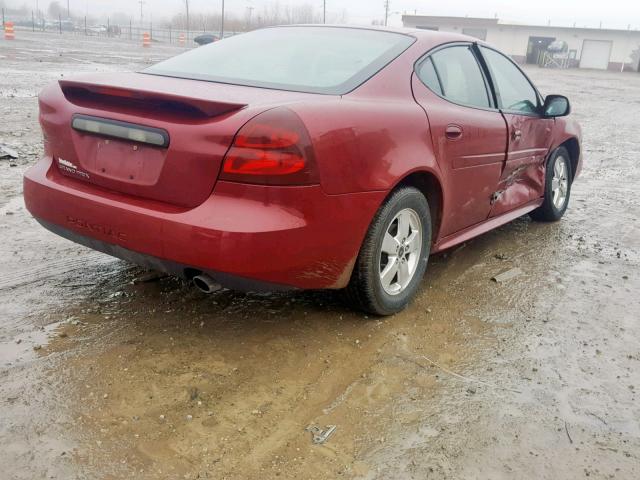 2G2WP522951337350 - 2005 PONTIAC GRAND PRIX SILVER photo 4