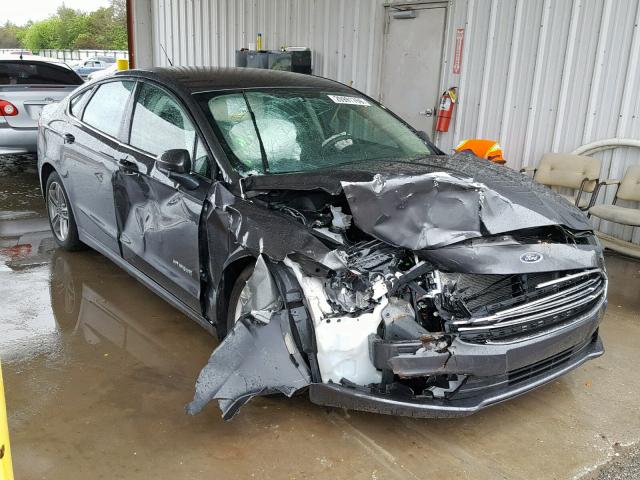 3FA6P0LU0JR102829 - 2018 FORD FUSION SE GRAY photo 1